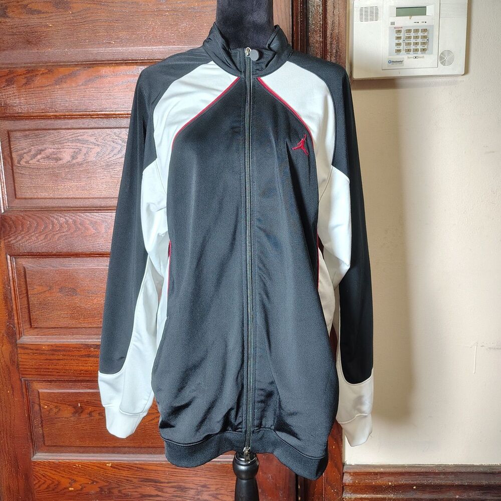 Jordan Jumpman VTG Track Jacket Athletic Streetwear Full Zip Mens Sz Large